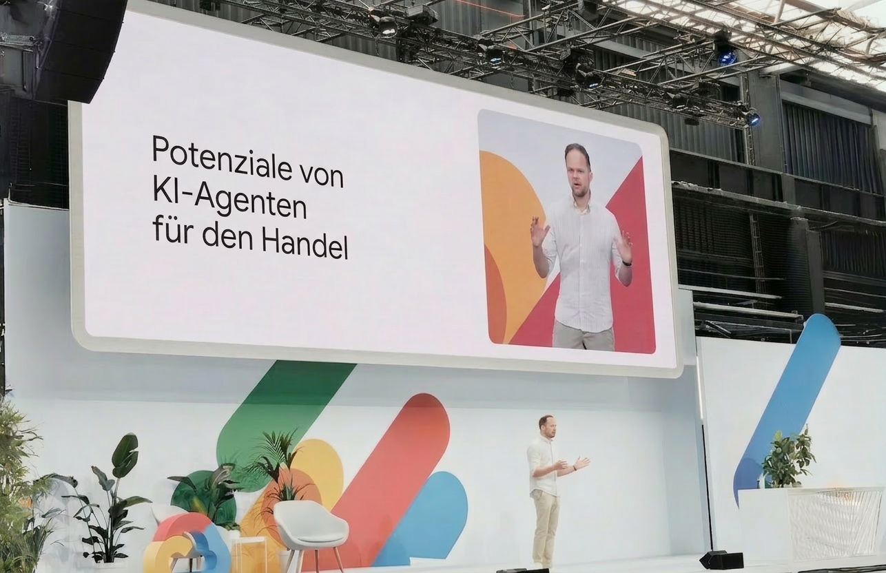 Keynote auf der Bühne